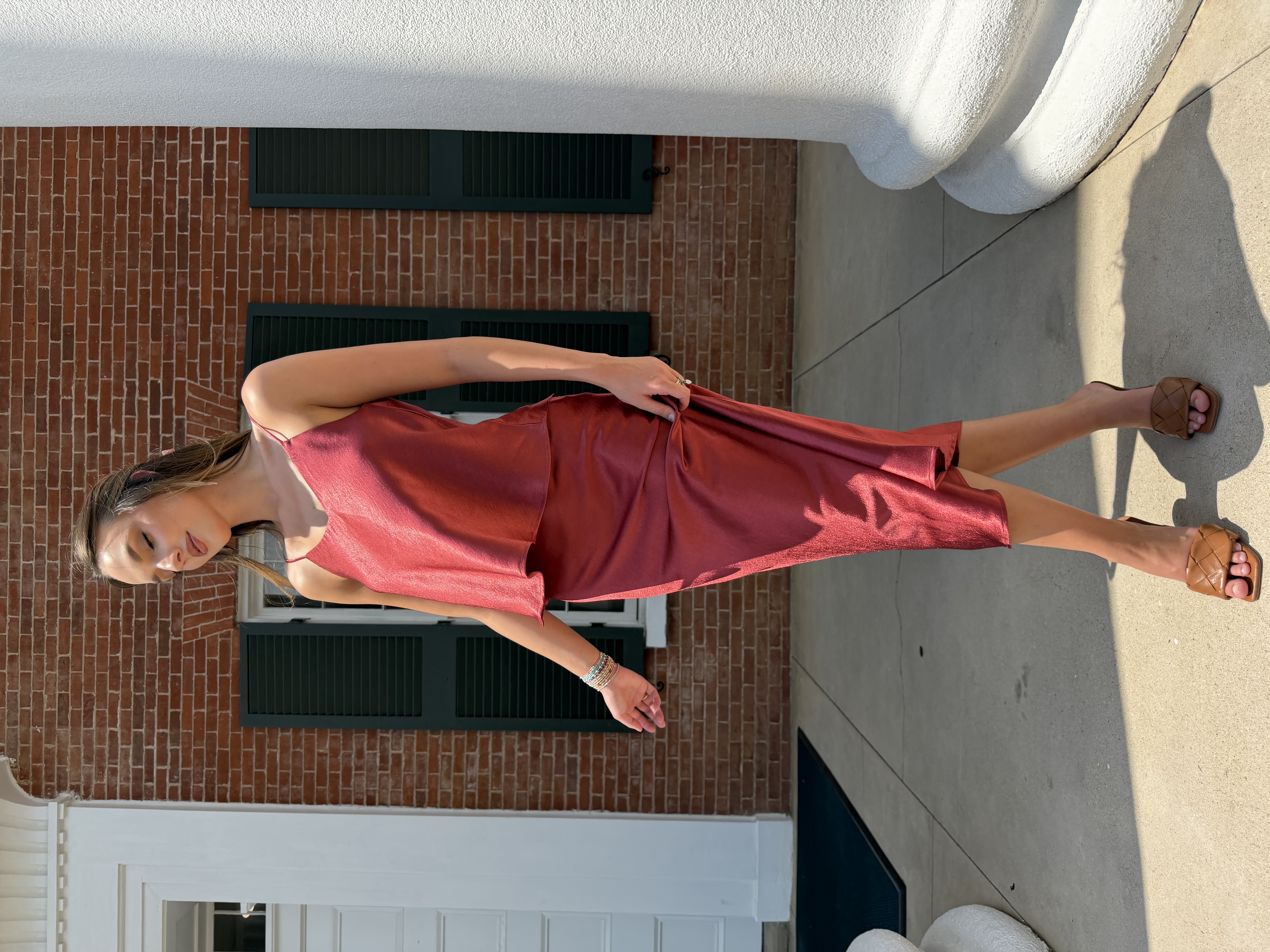 Satin Midi Set